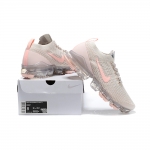 Wmns Air VaporMax Flyknit 3 'Light Cream Crimson Tint' - Image 8