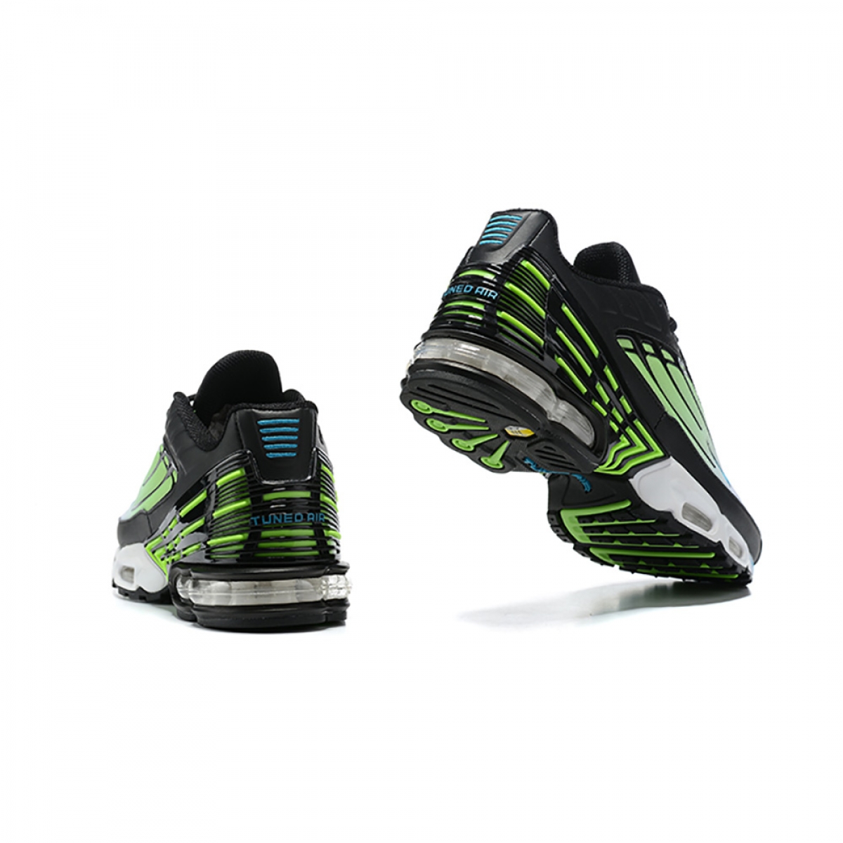 Air Max Plus 3 Black Green White - Image 4