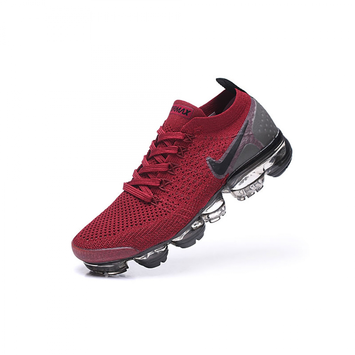 Air VaporMax Flyknit 2 Deep Red - Image 2