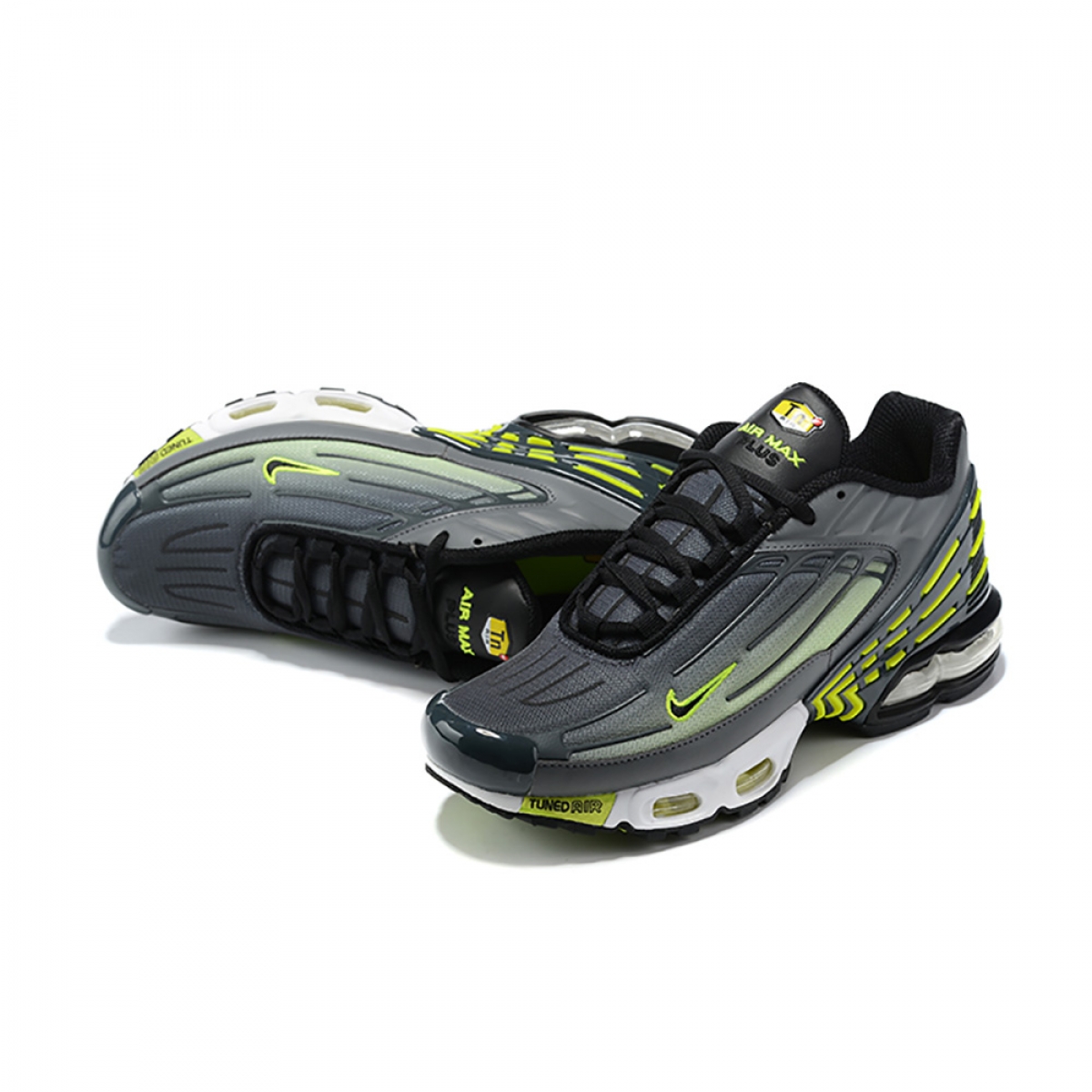 Air Max Plus 3 Grey Volt - Image 4