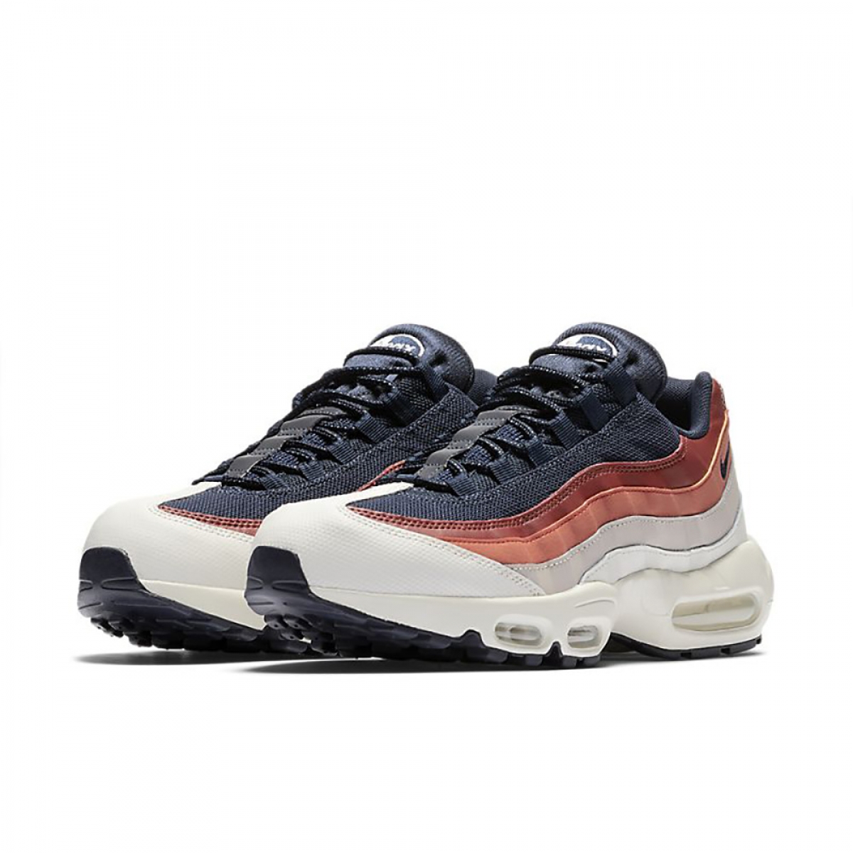 Air Max 95 SAIL Obsidian Grey Orange - Image 3