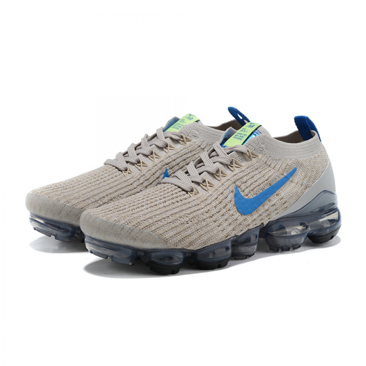Air VaporMax Flyknit 3 Gray & Blue - Image 5