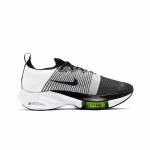 Air Zoom Tempo NEXT% Flyknit 'Black White Volt' - Image 6