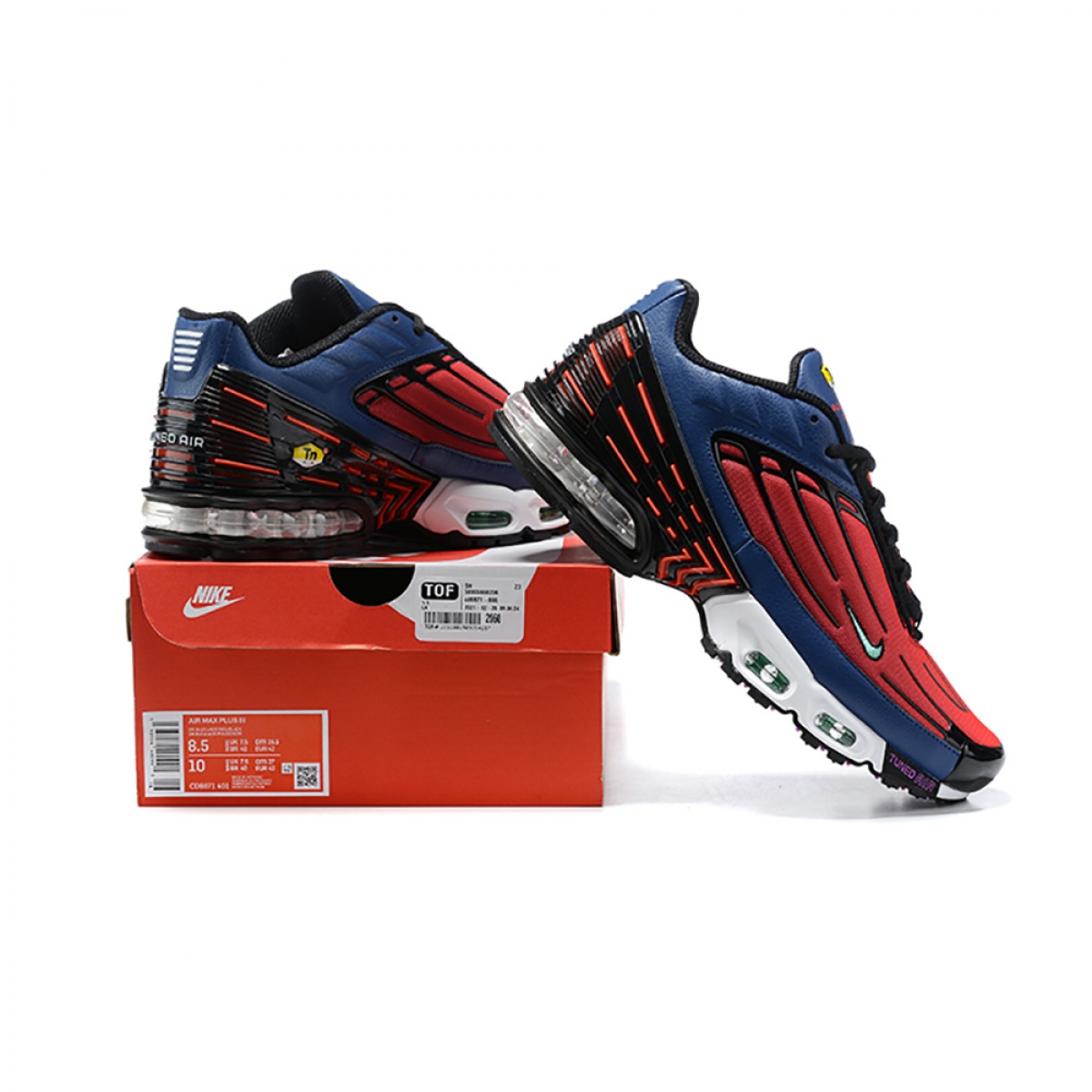 Air Max Plus 3 GS Blue Void Magic Ember - Image 6