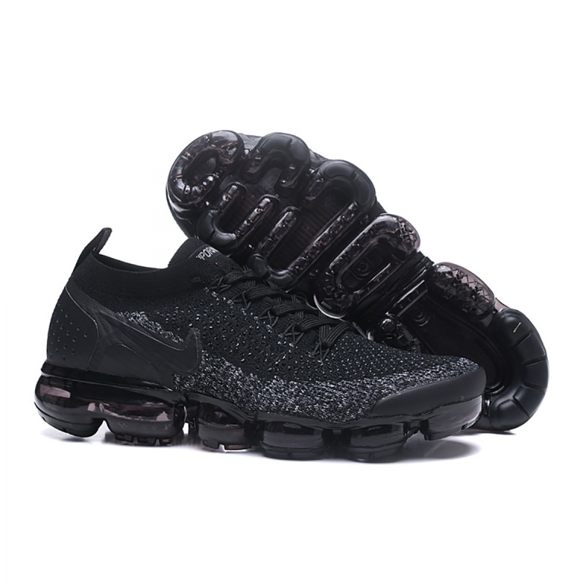 Air VaporMax Flyknit 2 'Black' - Image 8