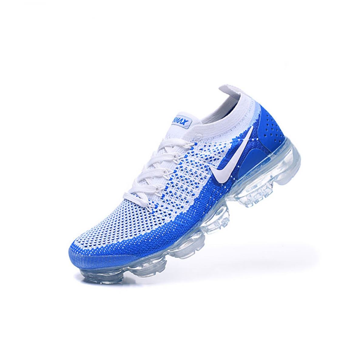 Air VaporMax Flyknit 2 White Blue - Image 8
