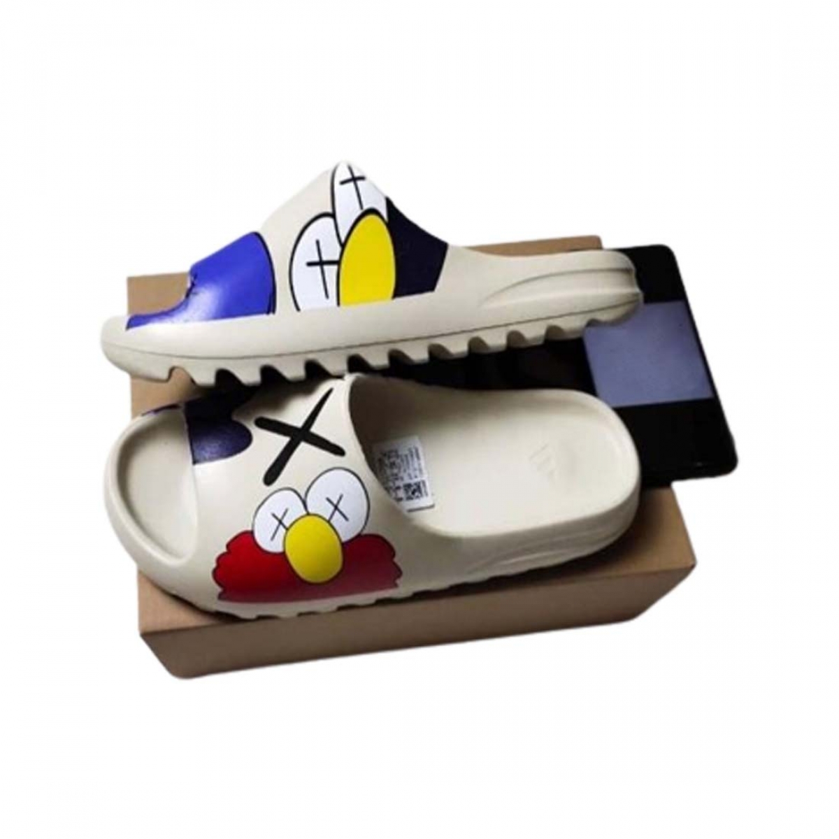 Kaws discount yeezy slide