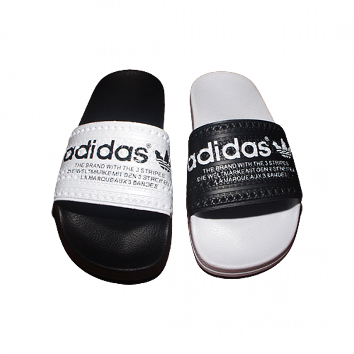Adidas Adilette Sliders White & Black - Image 6