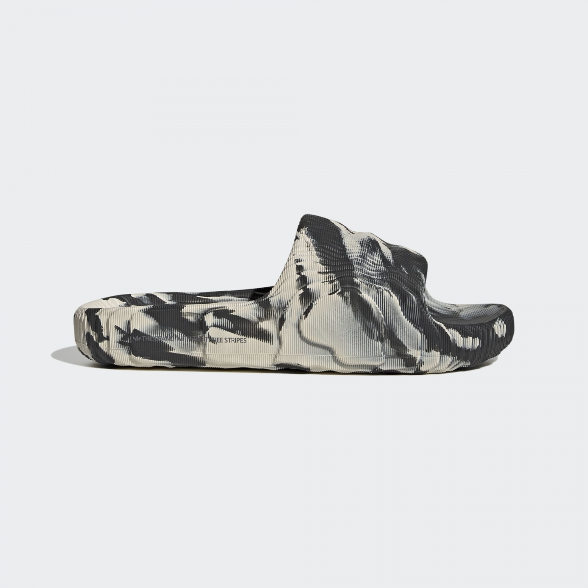 Adidas Adilette Slides 22 Carbon Aluminium - Image 2