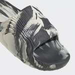 Adidas Adilette Slides 22 Carbon Aluminium - Image 3