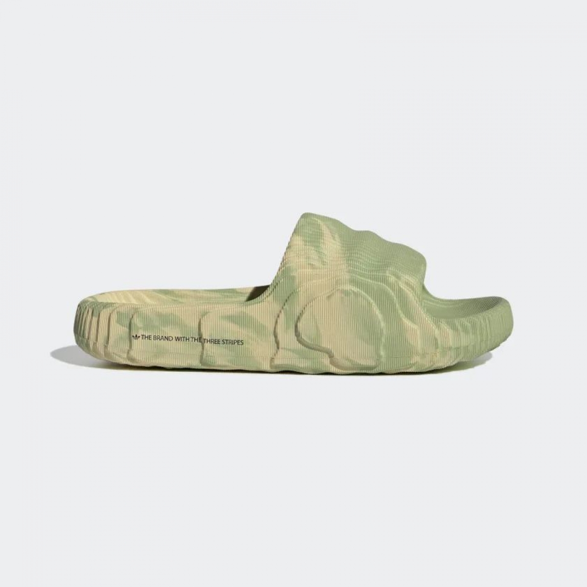 Adidas Adilette Slides 22 Magic Lime Desert Sand - Image 6