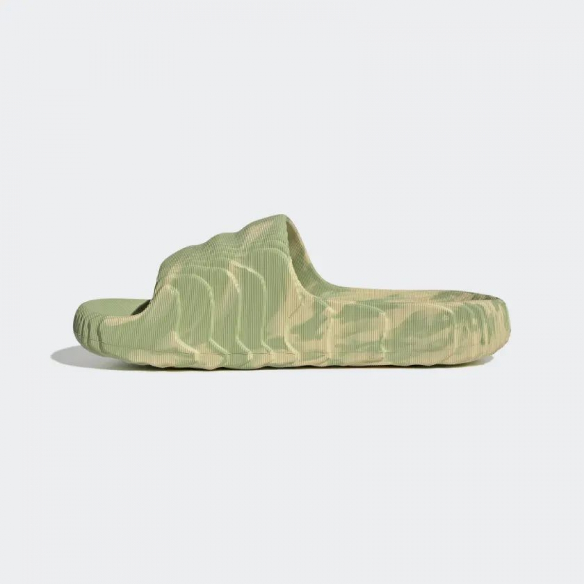 Adidas Adilette Slides 22 Magic Lime Desert Sand - Image 8