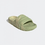 Adidas Adilette Slides 22 Magic Lime Desert Sand - Image 9