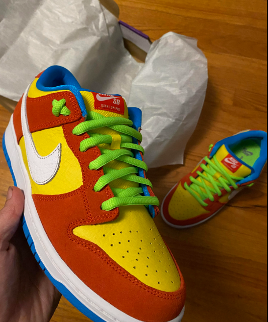 Nike SB Dunk Low Bart Simpson Shoes photo review