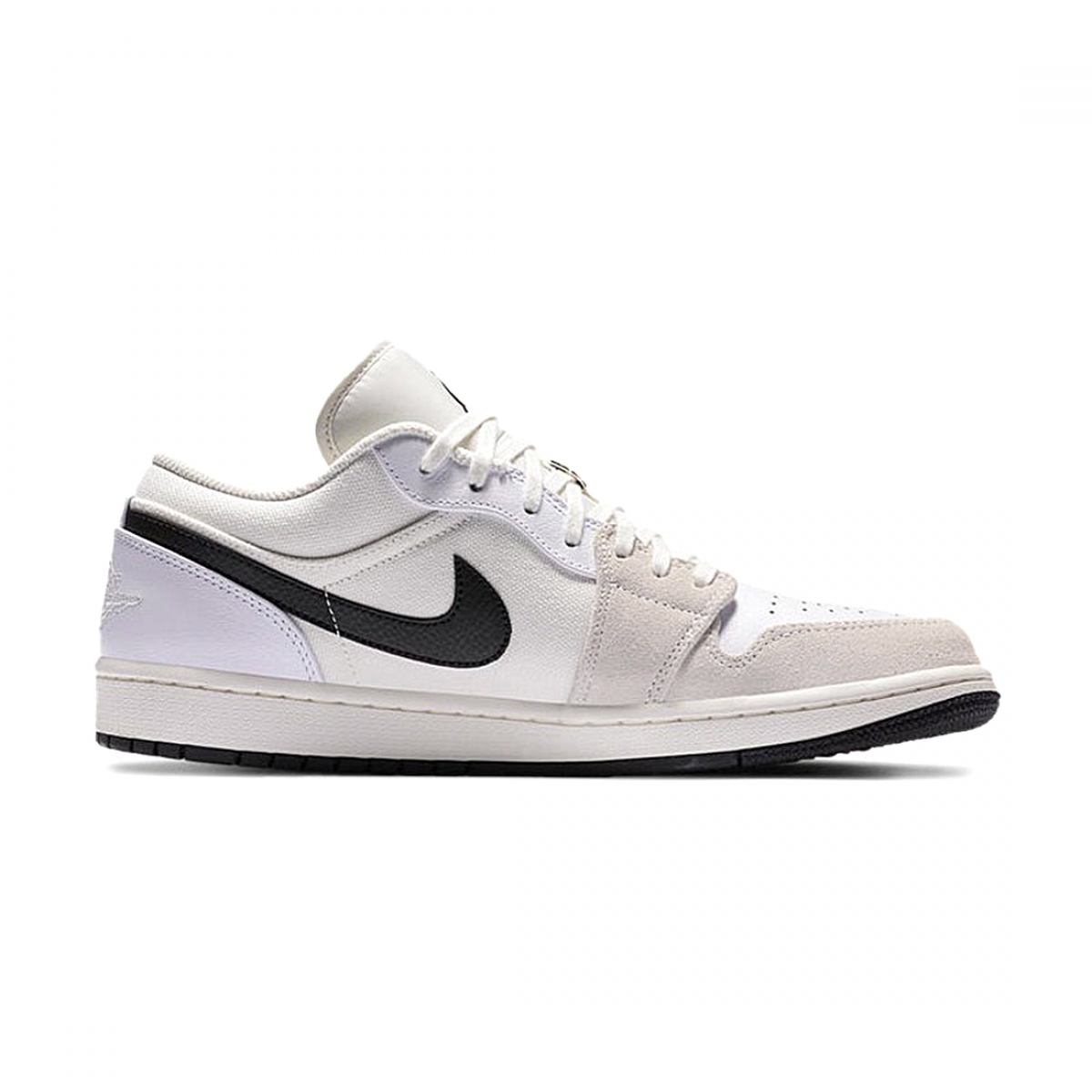 AIR JORDAN 1 LOW PREMIUM SAIL BLACK-WHITE - Image 2