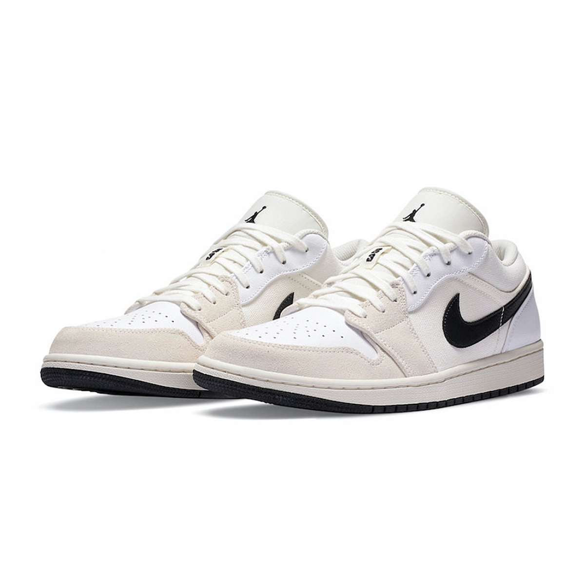 AIR JORDAN 1 LOW PREMIUM SAIL BLACK-WHITE - Image 3