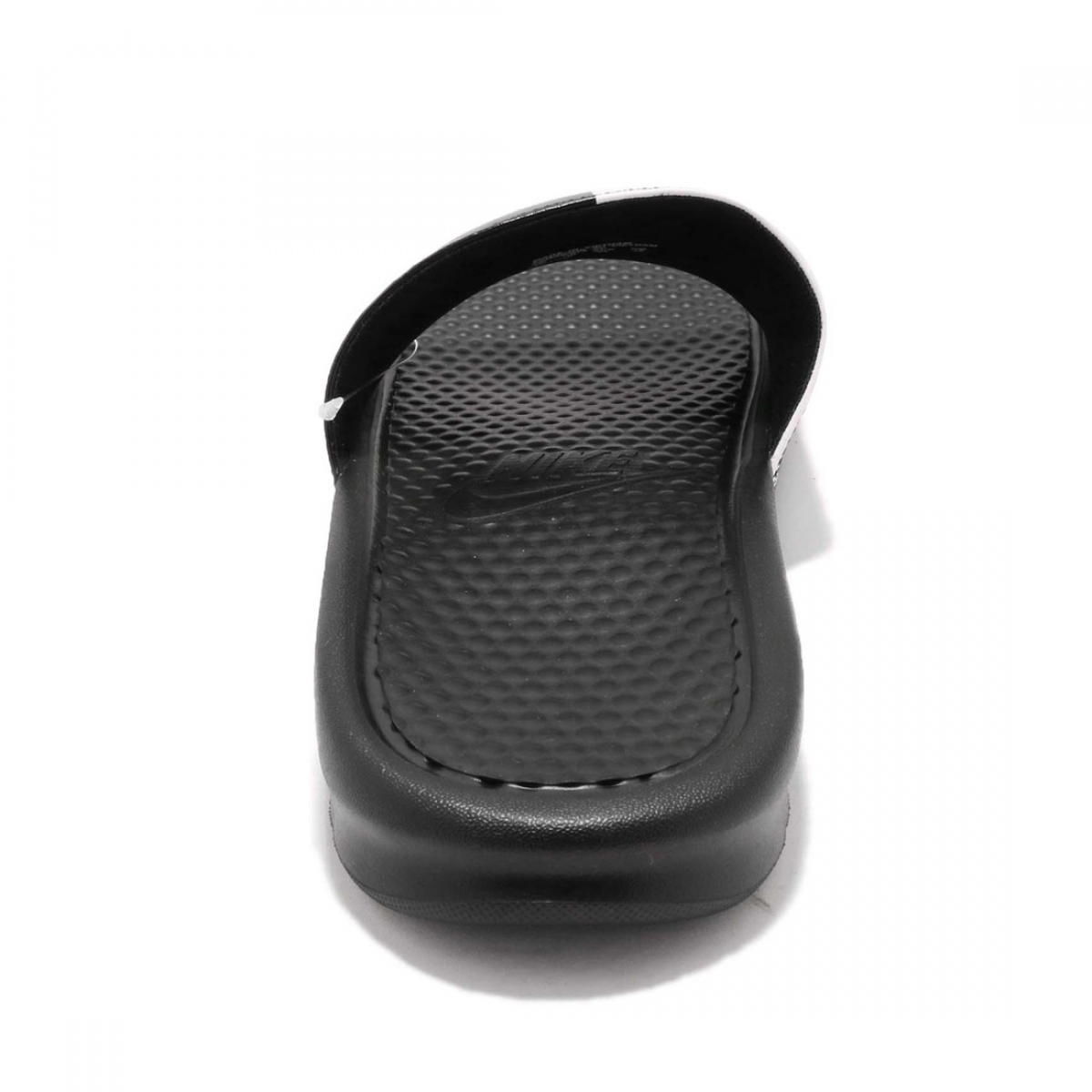 Nike Benassi  Slide JUST DO IT White Black - Image 6