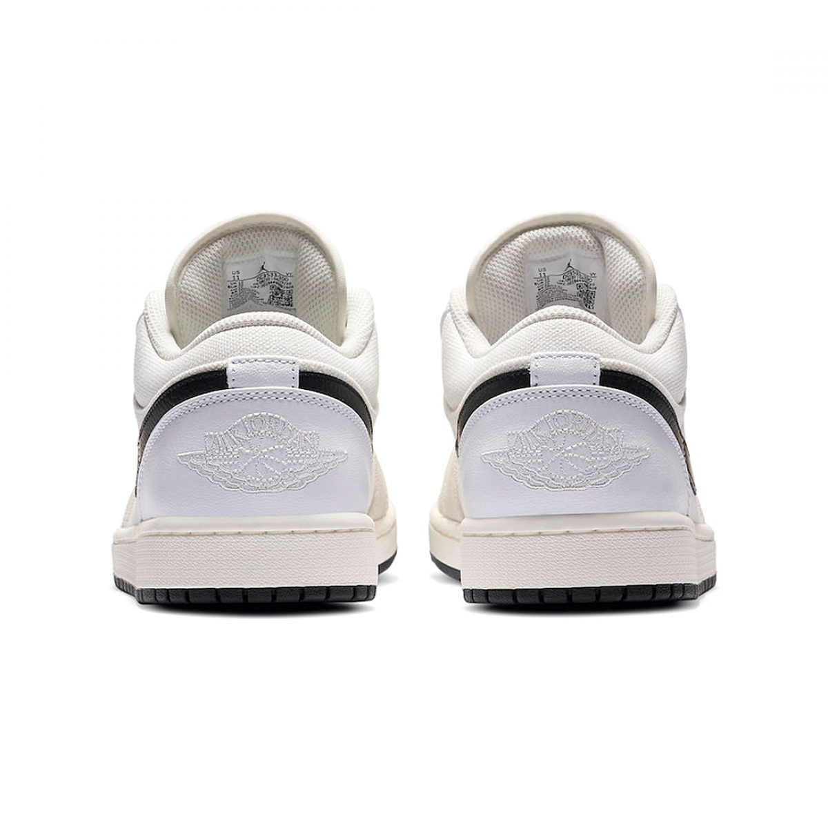 AIR JORDAN 1 LOW PREMIUM SAIL BLACK-WHITE - Image 4
