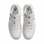 AIR JORDAN 1 LOW PREMIUM SAIL BLACK-WHITE - Image 5