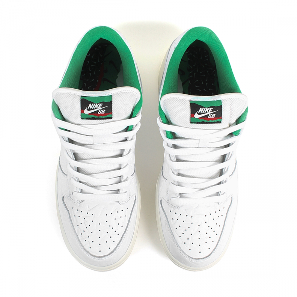 Ben-G X Nike SB Dunk Low White Lucid Green - Image 3