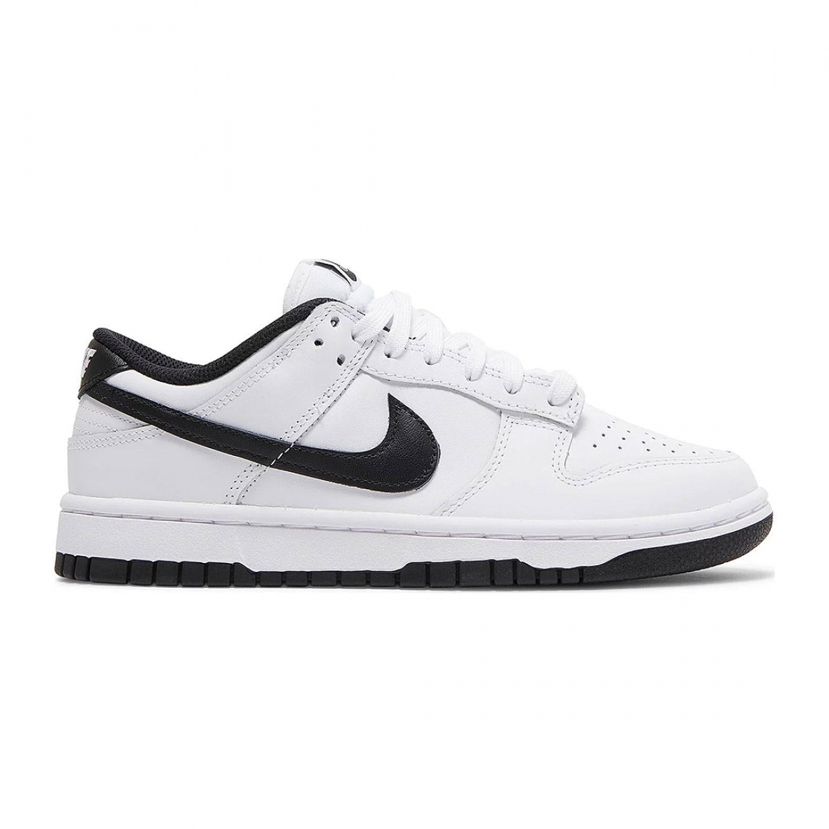 NIKE WMNS DUNK LOW White Black - Image 5