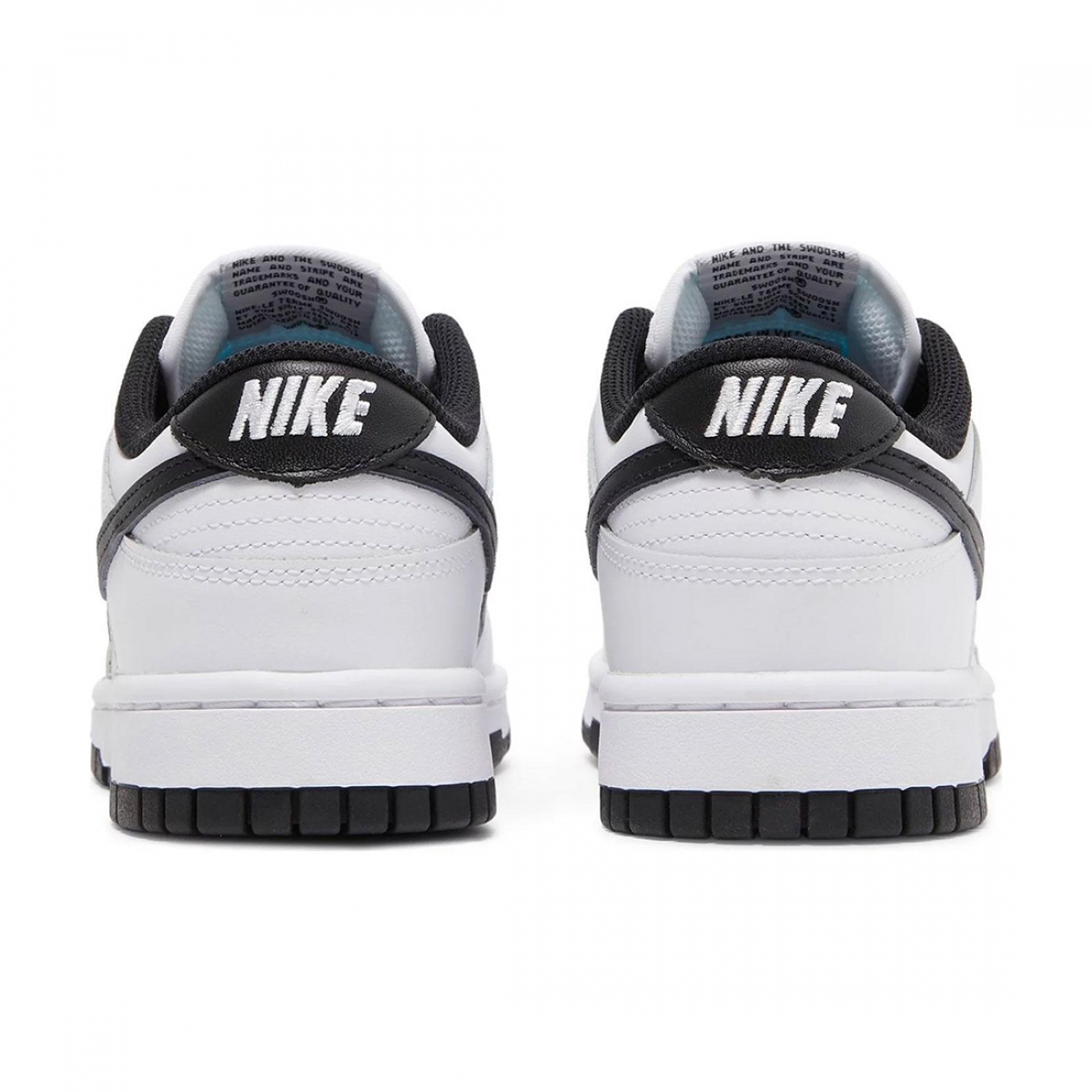 NIKE WMNS DUNK LOW White Black - Image 6