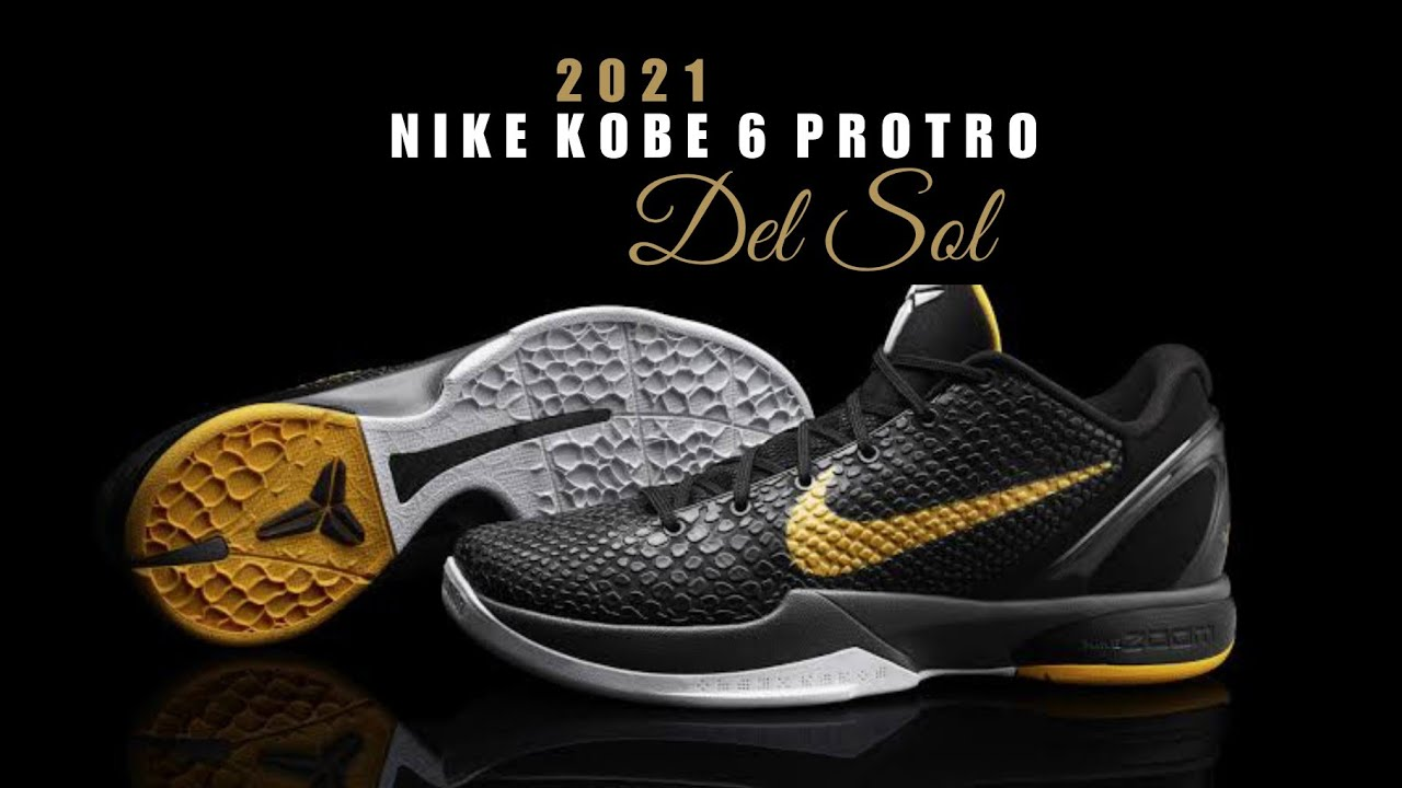 Nike Kobe all black kobes 6 Protro Black Del Sol – PK-Shoes