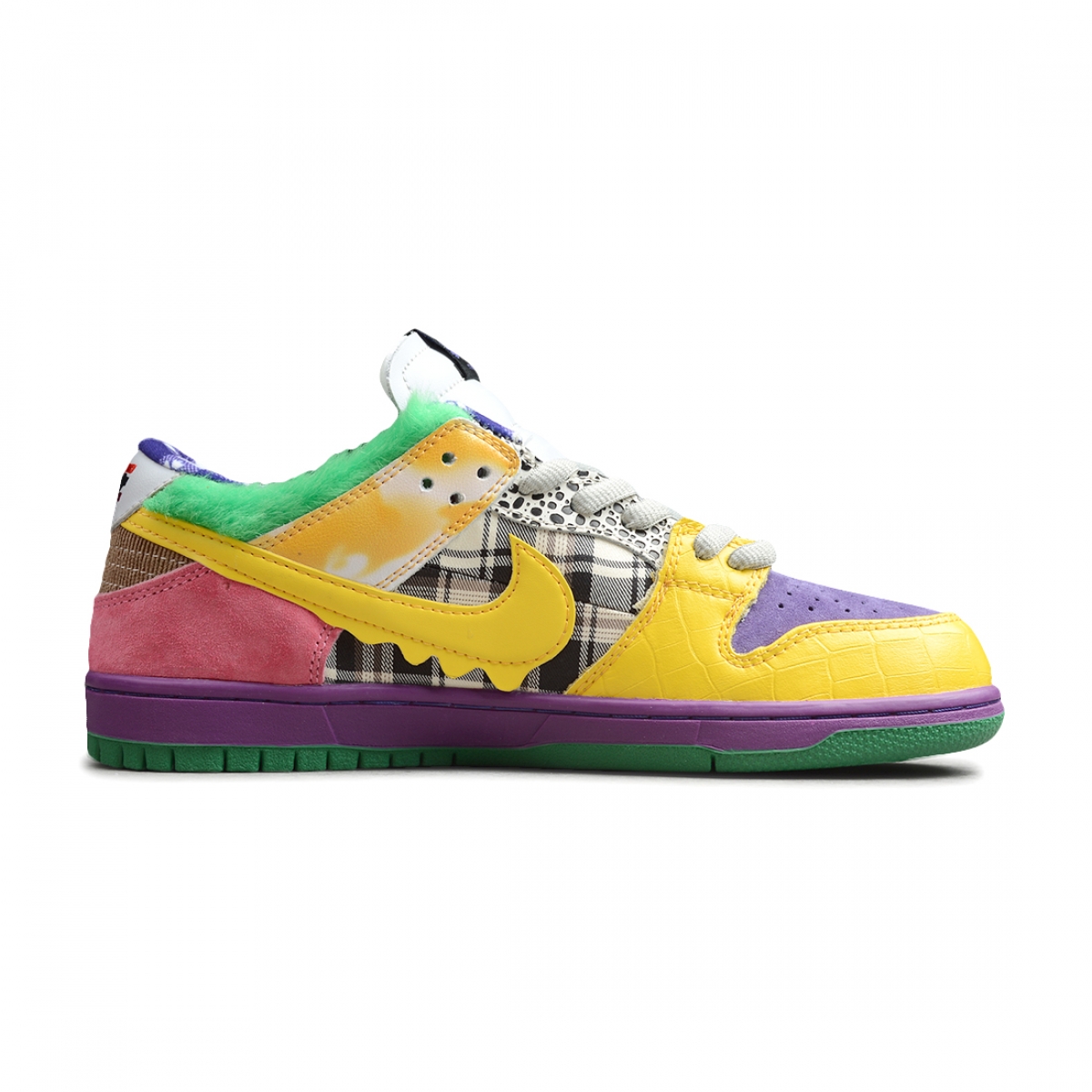 Nike SB Dunk Low Pro IW Purple Yellow Violet Pink - Image 2