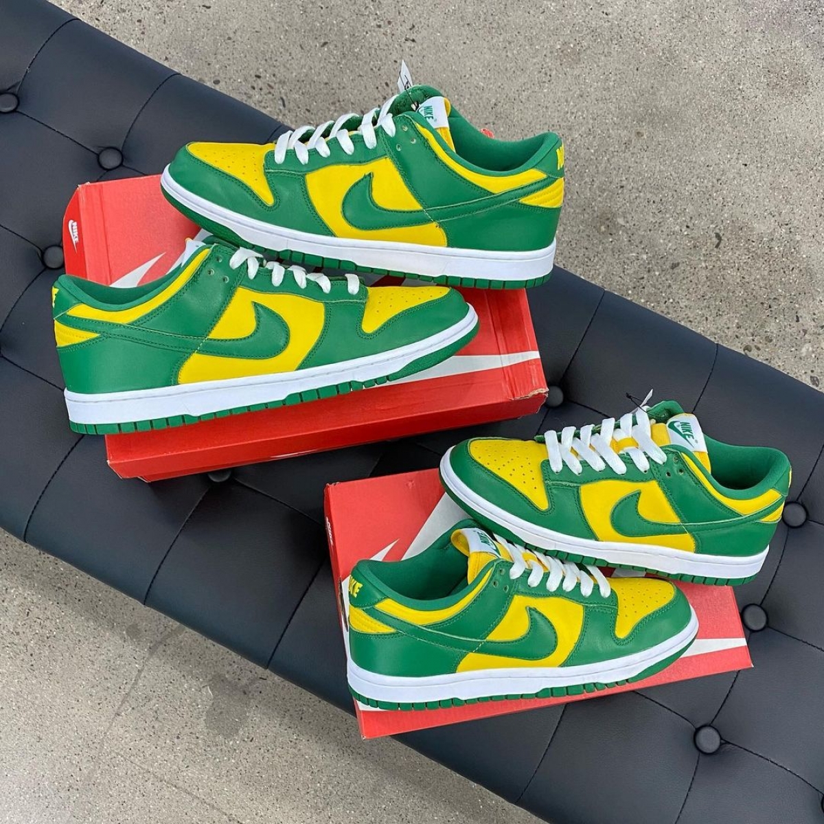 dunk low retro brazil