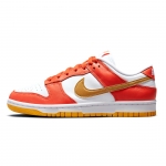 Nike women's Dunk Low Orange University Gold
