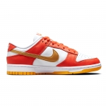Nike women's Dunk Low Orange University Gold - Image 3