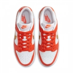 Nike women's Dunk Low Orange University Gold - Image 4