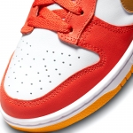 Nike women's Dunk Low Orange University Gold - Image 7