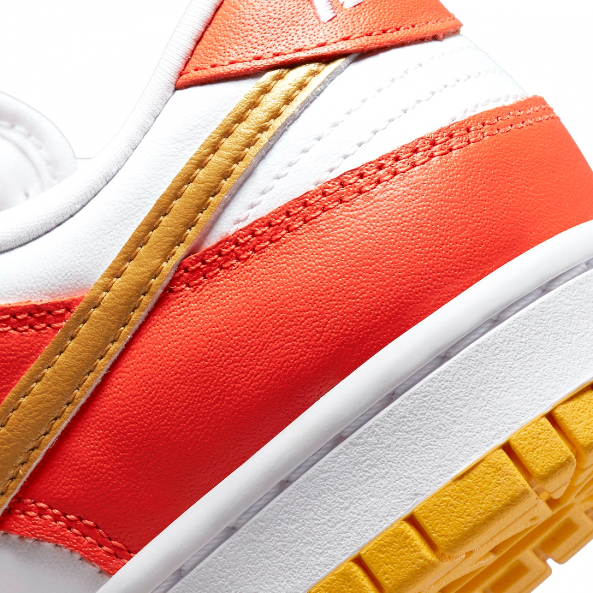 Nike women's Dunk Low Orange University Gold - Image 8