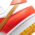 Nike women's Dunk Low Orange University Gold - Image 8