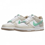 Nike Dunk Low Split Seam White Tan Mint GS - Image 3