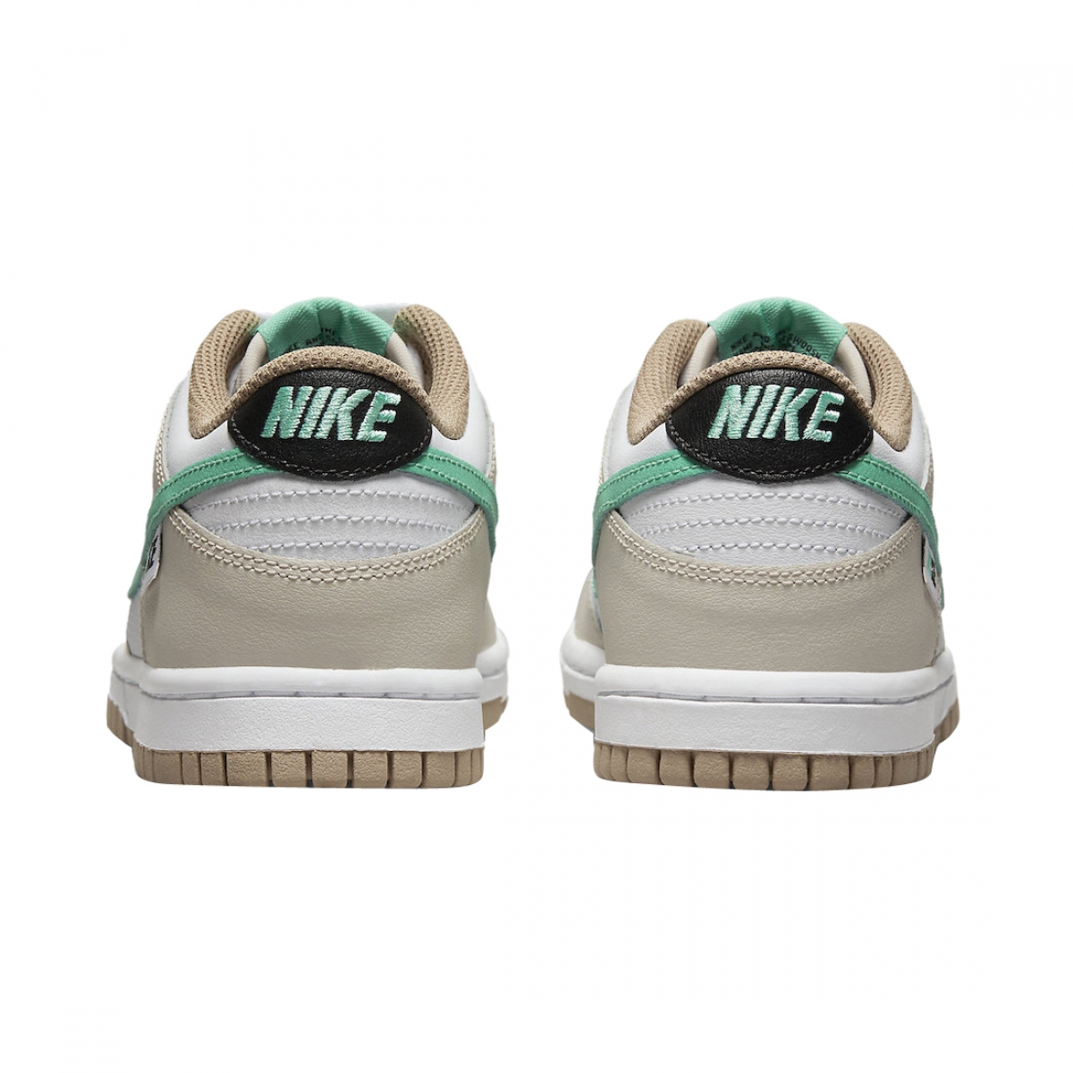 Nike Dunk Low Split Seam White Tan Mint GS - Image 5