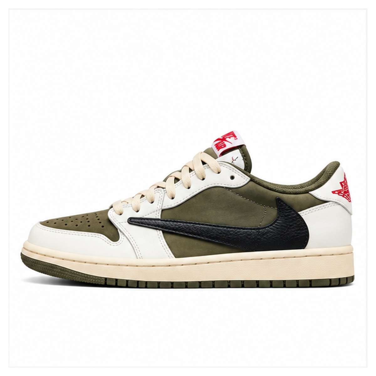 Air Jordan 1 Retro Low Og X Travis Scott Wmns 'Olive' - Image 4
