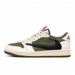 Air Jordan 1 Retro Low Og X Travis Scott Wmns 'Olive' - Image 4