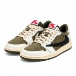 Air Jordan 1 Retro Low Og X Travis Scott Wmns 'Olive' - Image 2