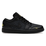 Jordan 1 Low Black Elephant Print