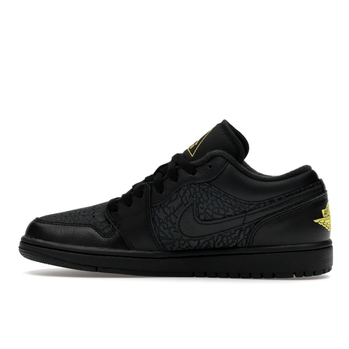Jordan 1 Low Black Elephant Print - Image 4